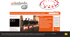 Desktop Screenshot of aislombardia.it